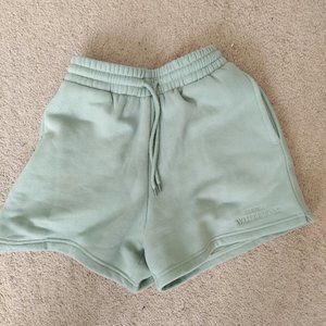 Sage Green Sweat Shorts